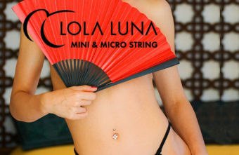 Ouvert String Po Red Black von Lola Luna