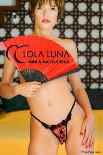 Ouvert String Po Red Black von Lola Luna