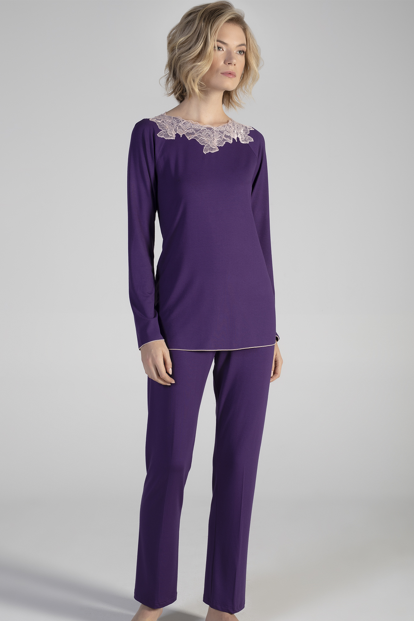 Pyjama aus Modal Violet von Verdiani