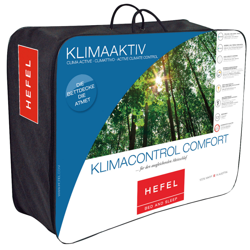 Sommerdecke aus Lyocell: Klimacontrol Comfort von Hefel