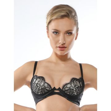 Push Up BH Valse aus Spitze in schwarz von Prelude Milano