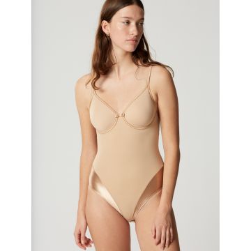 Bügel Bodysuit Nuage Pur power skin nude von Maison Lejaby