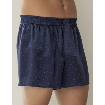 Silk Herren- Boxershorts von Zimmerli of Switzerland 132 gepunktet 19 Momme