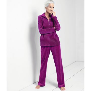 Nicki Hausanzug Sporty Stripes fuchsia von Triumph