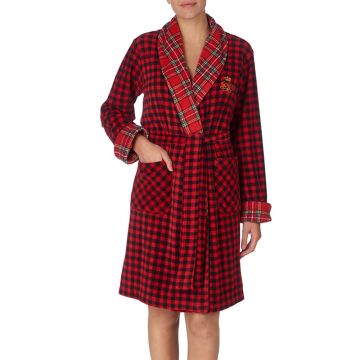 Morgenmantel Fleece Red Lauren by Ralph Lauren Sleepwear für Damen