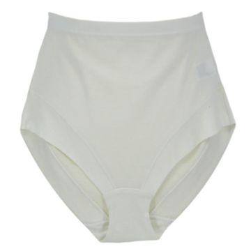 Seide mit Baumwolle Hüftslip in naturweiss von Kokon Zwo