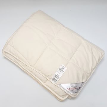 Kaschmir Schafwolle Steppdecke mittelwarm von Sannwald