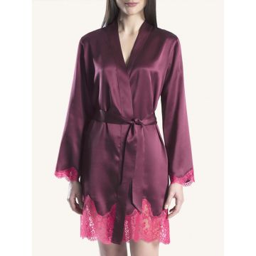 100% Seide Kimono Soie d´Amour beere-fuchsia von Aubade