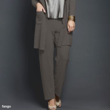 Baumwolle Lounge Hose Casual fango - Cardigan und Top nicht im Lieferumfang enthalten
