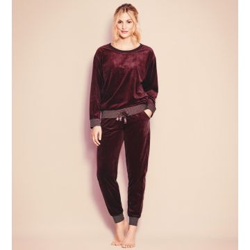 Nicki Pyjama Everyday in traube-violett von Triumph