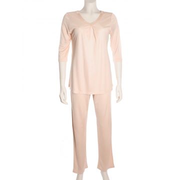 Wirkseide Pyjama Adelaide puder von Nightdreams