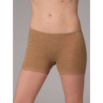 Merinowolle-Seide Panty GOTS comazo | earth in beige