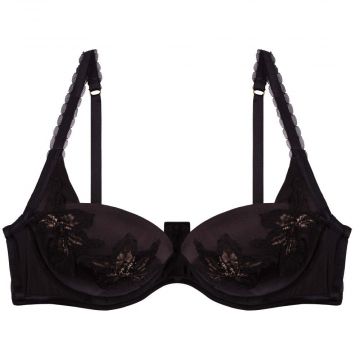 Seide Schalen-BH Park Avenue schwarz von Dita von Teese