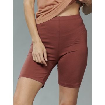 60% Seide, 40% Bio-Baumwolle (kbA) Radlerhose von Kokon Zwo in braun