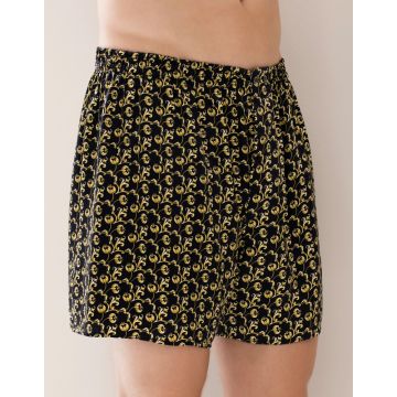 Silk Herren- Boxershorts von Zimmerli of Switzerland 139 orchidee schwarz-gold