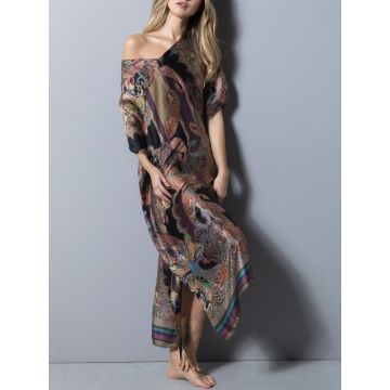 100% Seide Kaftan Milano bunt von Eva B. Bitzer