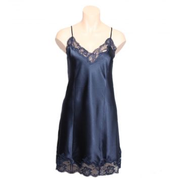 Seidennegligé Magic Moments navy von Gattina