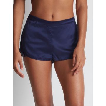 Seide Shorts Toi Mon Amour marine dunkelblau mit Spitze von Aubade