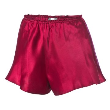 Shorts Seide Satin LONDON bordeaux-rot von Nightdreams