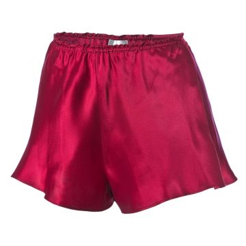 Damen Shorts Seide Satin Maspalomas bordeaux-rot von Gattina Dessous