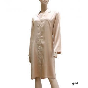 Sleepshirt aus Seide SEDUZIONE DI SETA von Gattina aus Seidensatin gold