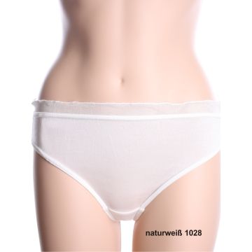 Seide Slip naturweiß von Kokon Zwo transparent