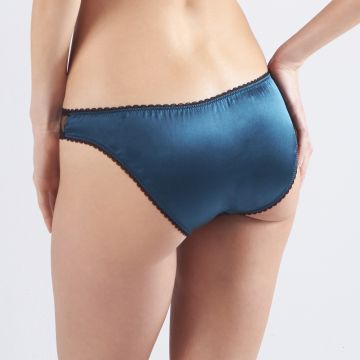 Slip Rubinette petrol-schwarz von Mimi Holliday