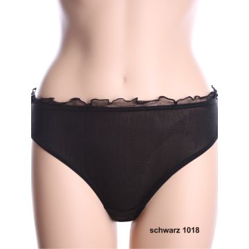 Seide Slip schwarz von Kokon Zwo feminin