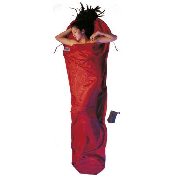 Seide Baumwolle Mummy Liner Silk Cotton monk´s red von Cocoon®