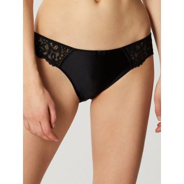 Slip mit Spitze Gaby schwarz von Maison Lejaby