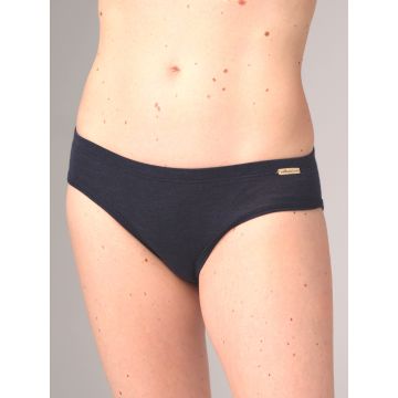 Wolle-Seide Slip mit kbT Merino von comazo |earth in dunkelblau