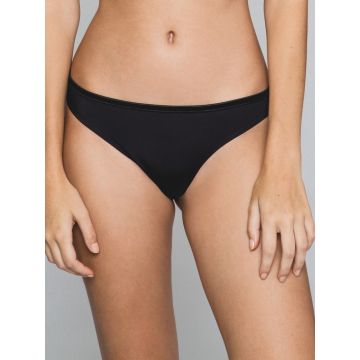 String Tanga mit extra flachen Nähten Nuage Pur schwarz von Maison Lejaby