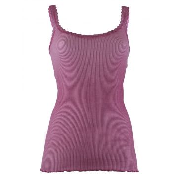 Wolle-Seide Träger-Top Breeze S/S violett von Madiva Eco Future