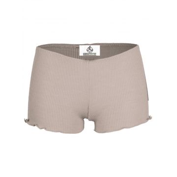 Wolle-Seide Slip Breeze Shorts taupe von Madiva Eco Future