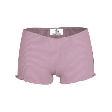 Wolle-Seide Slip Breeze Shorts flieder von Madiva Eco Future