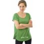 Bourette-Seide T-Shirt moos-grün von Alkena