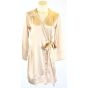 Seidenrobe Shell Wrap Robe Pink Champagne von Shell Belle Couture