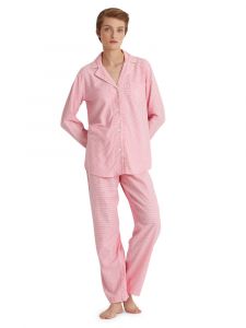 Warmer Schlafanzug FLANELL rosa Lauren by Ralph Lauren