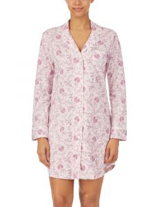 Jersey Sleepshirt CLASSIC FLOWERS flieder von Ralph Lauren Sleepwear