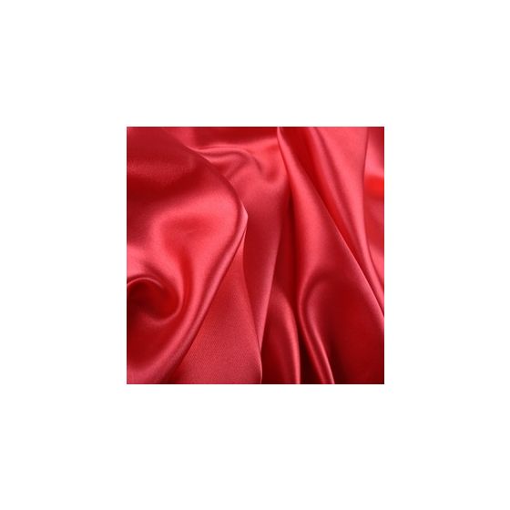 Rote Seidenbettwäsche Mauritius Karminrot von Cellini