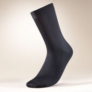 Herren-Socken aus 100% Merinowolle von Zimmerli schwarz