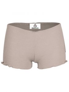 Wolle-Seide Slip Breeze Shorts taupe von Madiva Eco Future