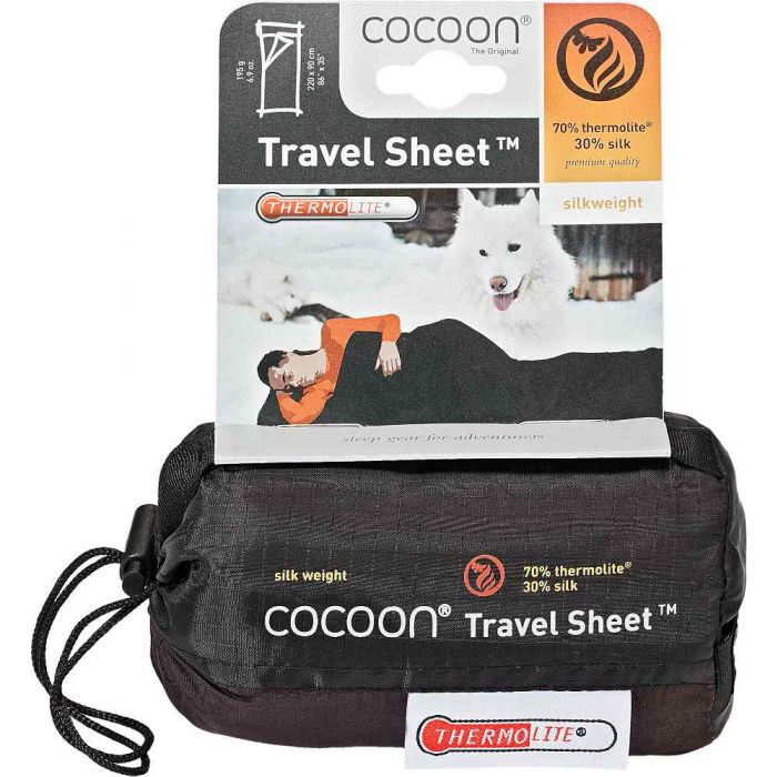 Seidenschlafsack Travel Sheet Thermolite Silk von Cocoon in
