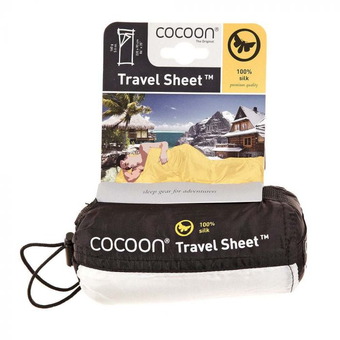 Seidenschlafsack Travel Sheet Premium 100% Silk von Cocoon