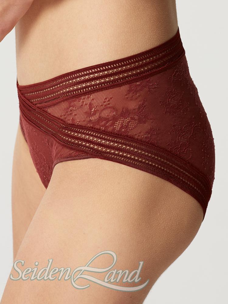 Tüllspitze Taillen-Slip MISS LEJABY von Maison Lejaby schwarz weiss rot