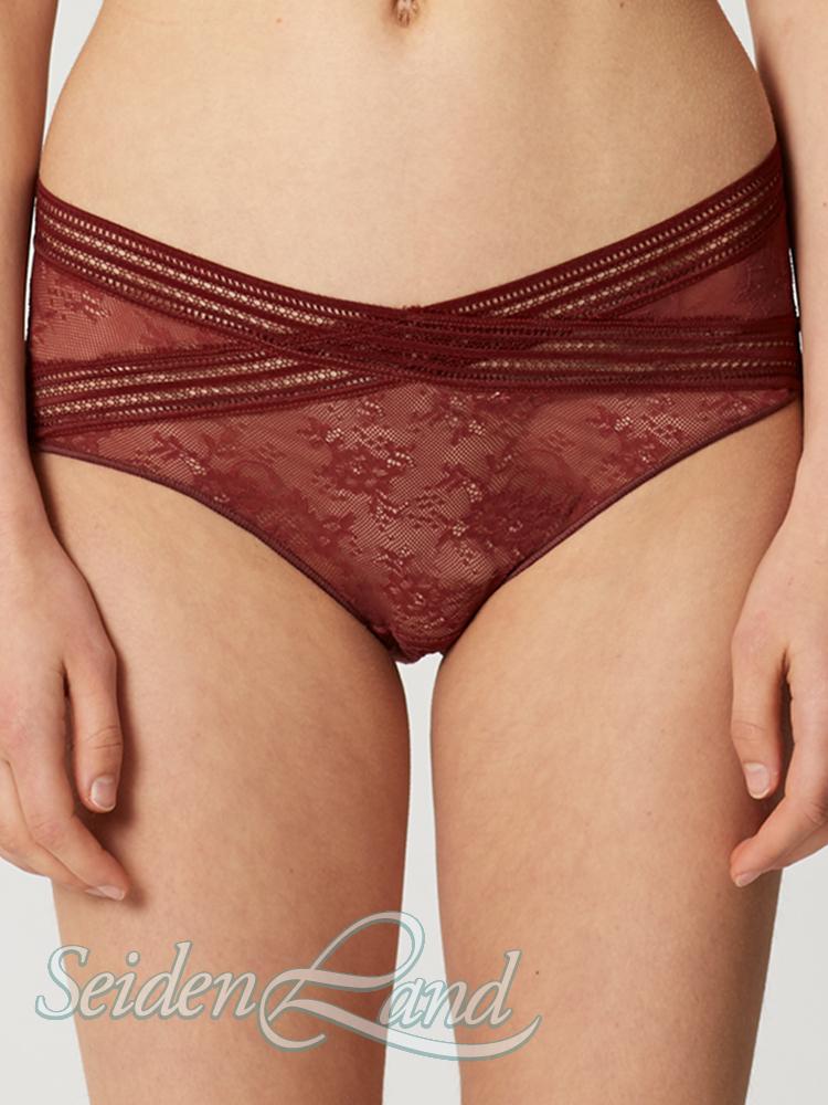 Tüllspitze Taillen-Slip MISS LEJABY von Maison Lejaby schwarz weiss rot
